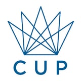 The Columbia University Press logo. It's a blue crown with CUP written underneath.