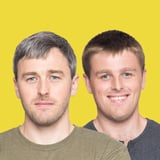 Portraits of Brad and Bryan Manning aka Two Blind Brothers