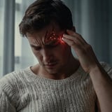 person with aneurysm worried