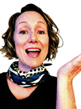 Halftone Image of BEcky BEamer
