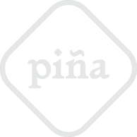 Piña Logo in Blue