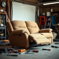 Recliner Sofa Repairs, Interior Decors, Curtains with Sheers