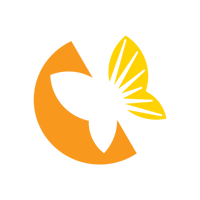 Royal butterfly icon