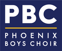 The Phoenix Boys Choir performing in various concert settings.