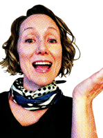 Halftone Image of BEcky BEamer