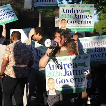 Massachusetts Super PAC Compares Gov Candidate Andrea James To Zohran Mamdani In Campaign Blitz