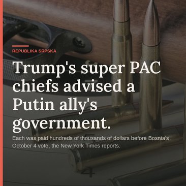 Dodik's Washington Payroll, Dekleptocracy