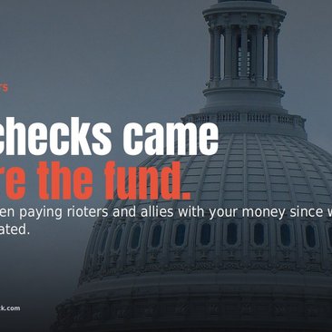 The Checks Came Before the Fund, hero graphic