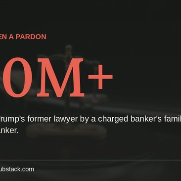 $50 Million, Then a Pardon, stat graphic