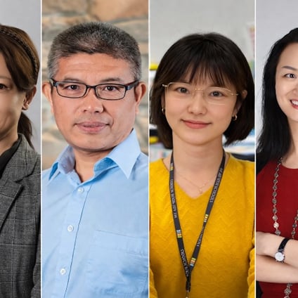 From left: Global Chinese Stuttering Association founders Ran An, Yan Ma, Yan Cheng, and Jia Bin.
