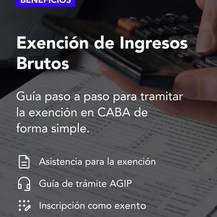 Exención de Ingresos Brutos
