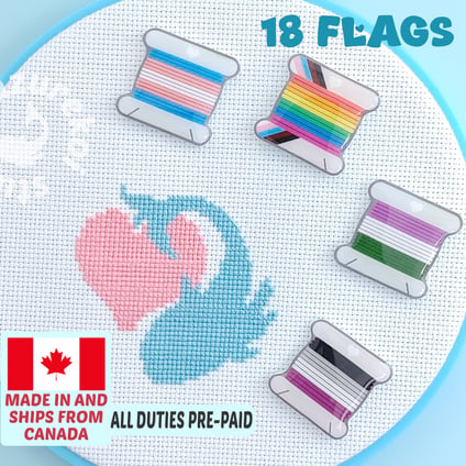 pride floss bobbins