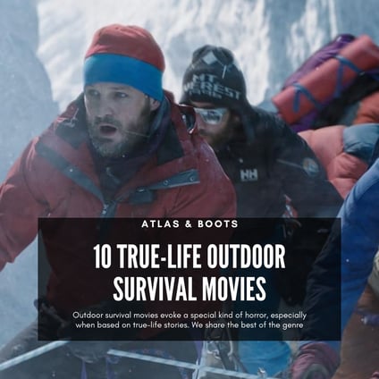 cast of Everest movie battling in a snow storm