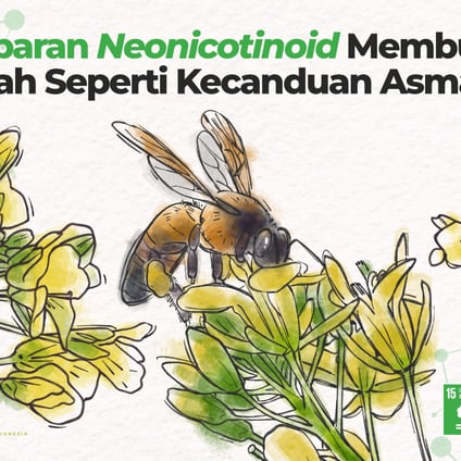 Populasi Lebah Menurun Akibat Kecanduan Insektisida?