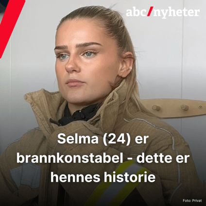 Selma (24) er brannkonstabel