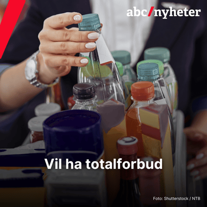 Totalforbud mot alkohol på fly