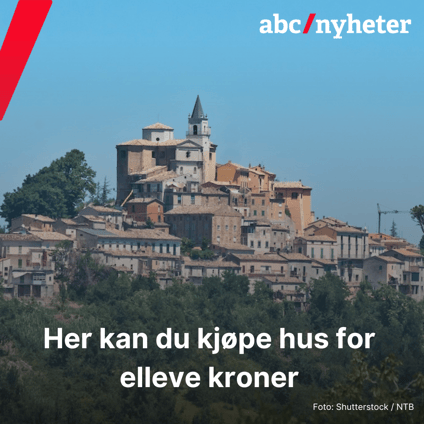Her kan du kjøpe hus for elleve kroner