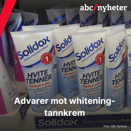 Tannlege advarer