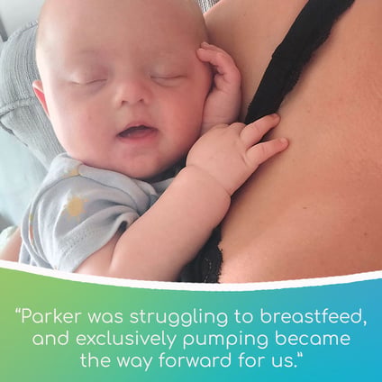 Exclusively pumping for Parker