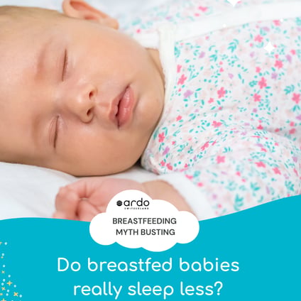 Do breastfed babies sleep less?