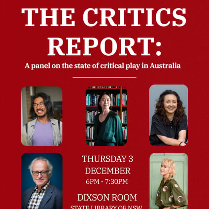 The Critics Report Tickets