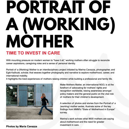 Portrait of a (Working) Mother Exhibition