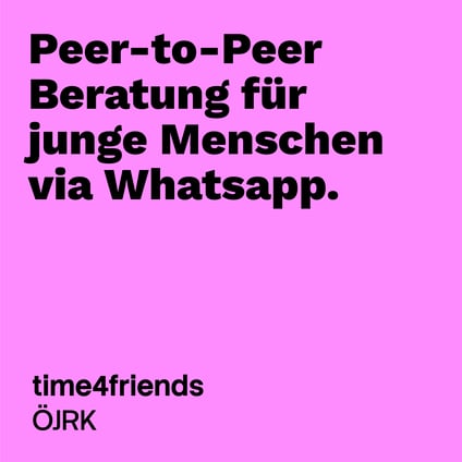 Peer-to-Peer Beratung für junge Menschen via WhatsApp