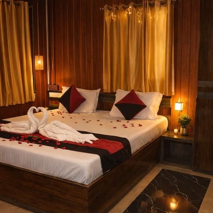 Couple-trip-Andaman-Room-decor-Sea-pearl-homestay